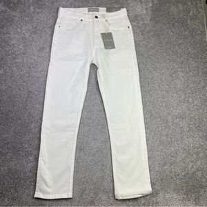 Everlane Jeans Women’s 26 White Modern Boyfriend High Rise Coastal